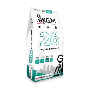Węgiel groszek KGM 26 - 25kg/1t
