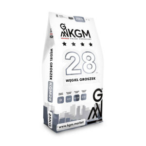 Węgiel groszek KGM 28 - 25kg/1t